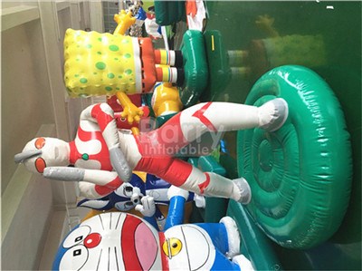 March  Customized inflatable superman cartoon for advertising BY-AD-023